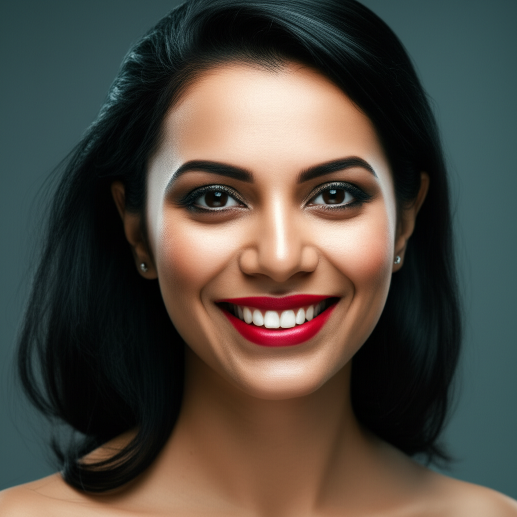 मॉडल पर रूबी रेडियंस शेड